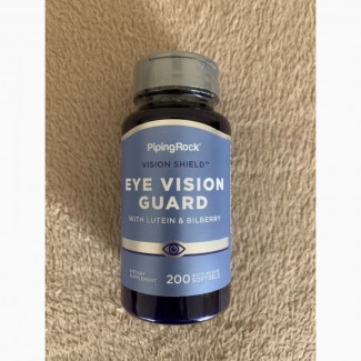 Вітаміни для очей, лютеїн 20 мг, чорницею плюс зеаксантин, 200 капсул США
