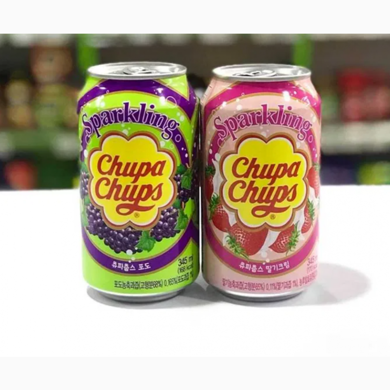 Фото 6. Газированный напиток со вкусом детства от Chupa-Chups Strawberry Cream Газировка Чупа чупc