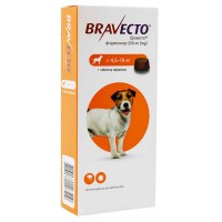 Бравекто таблетка від бліх та кліщів для собак вагою від 4, 5 до 10 кг, 250 мг