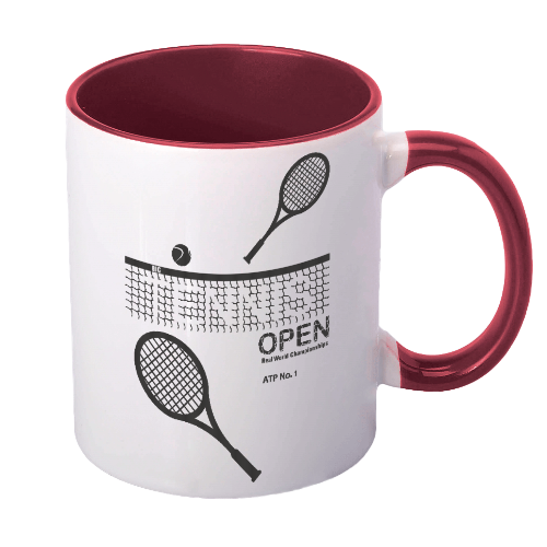 Фото 12. Чашка Великий Теніс принт тенісні ракетки тенісний м#039;ячик, для тенісу
