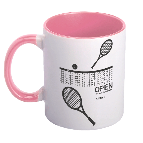 Фото 9. Чашка Великий Теніс принт тенісні ракетки тенісний м#039;ячик, для тенісу