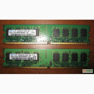 Samsung DDR2 2Gb (2x1Gb), 800MHz, PC2-6400 (M378T2953EZ3-CF7)
