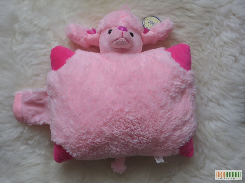 Подушка-игрушка Розовый пудель
