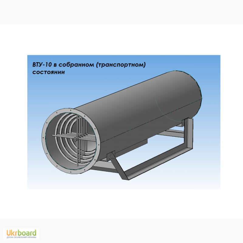 Фото 5. Система вентиляции для напольного хранения зерна ВТУ-10