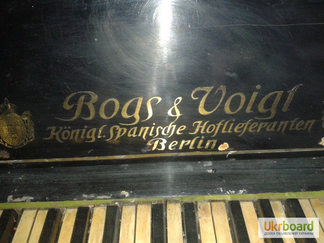 Фото 4. Продам старинное немецкое фортепиано BogsVoigt