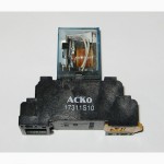 Реле ACKO-MY4NG с колодкой и индикатором
