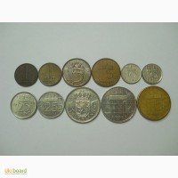Монеты Нидерландов (11 штук)
