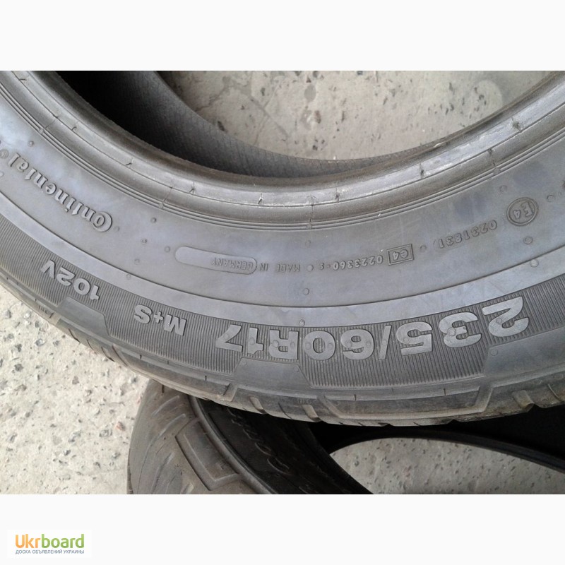 Фото 5. Шины Continental 4x4 Contact 235/60R17 M+S 2штуки