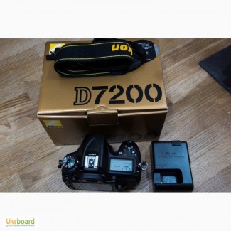 Nikon D D7200 24.2MP Цифровые зеркальные фотокамеры - черный (только корпус)