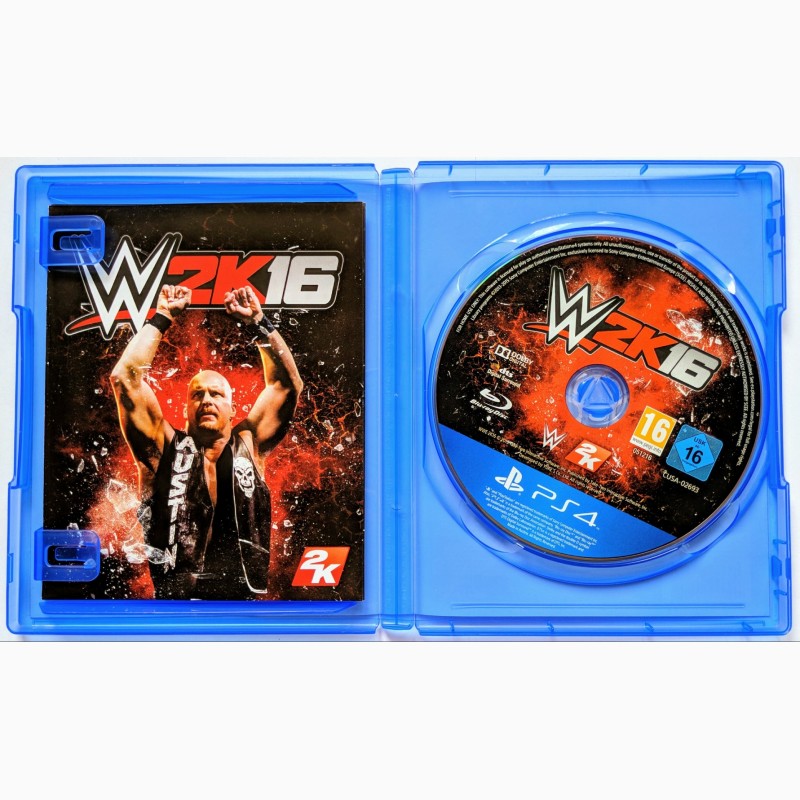 Фото 2. WWE 2K16 PS4 диск