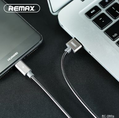 Фото 11. USB кабель Remax Silver Serpent RC-080a Type-C Металлический USB Type-C Быстродействующий