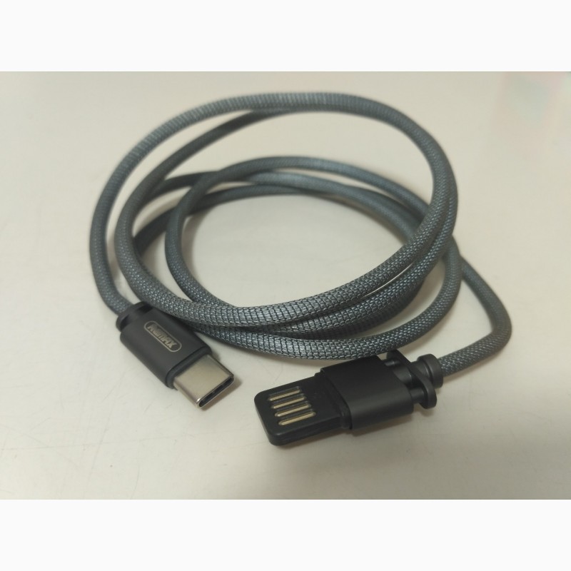 Фото 13. USB кабель Remax Silver Serpent RC-080a Type-C Металлический USB Type-C Быстродействующий