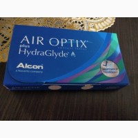 Продам 8 линз Air Optix plus HydraGlyde