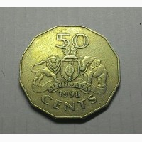 Свазиленд 50 центов 1998 г