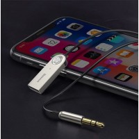 Беспроводной аудиоадаптер ресивер Usams US-SJ464 Встроенный микрофон USB aux гарнитура