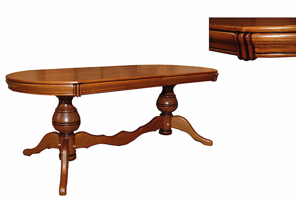 Фото 8. Розкладний стіл Топаз з масиву дуба