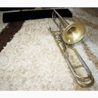 Тромбон Trombone тенор вентельний педальний барабанний 4 вентилі B S труба відмінний стан