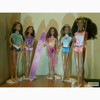 Продам коллекцию Barbie California Girl Surfer Doll