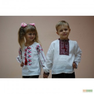 Вишиванки українські. Дитячі розміри 28-38 (116-146 зріст)