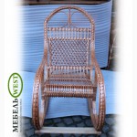 Плетеная мебель из лозы, Кресло-качалка Буковая Плюс
