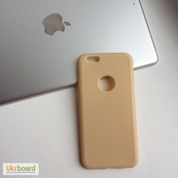 Фото 4. Силиконовый чехол под кожу с вырезом на iPhone 6/6S