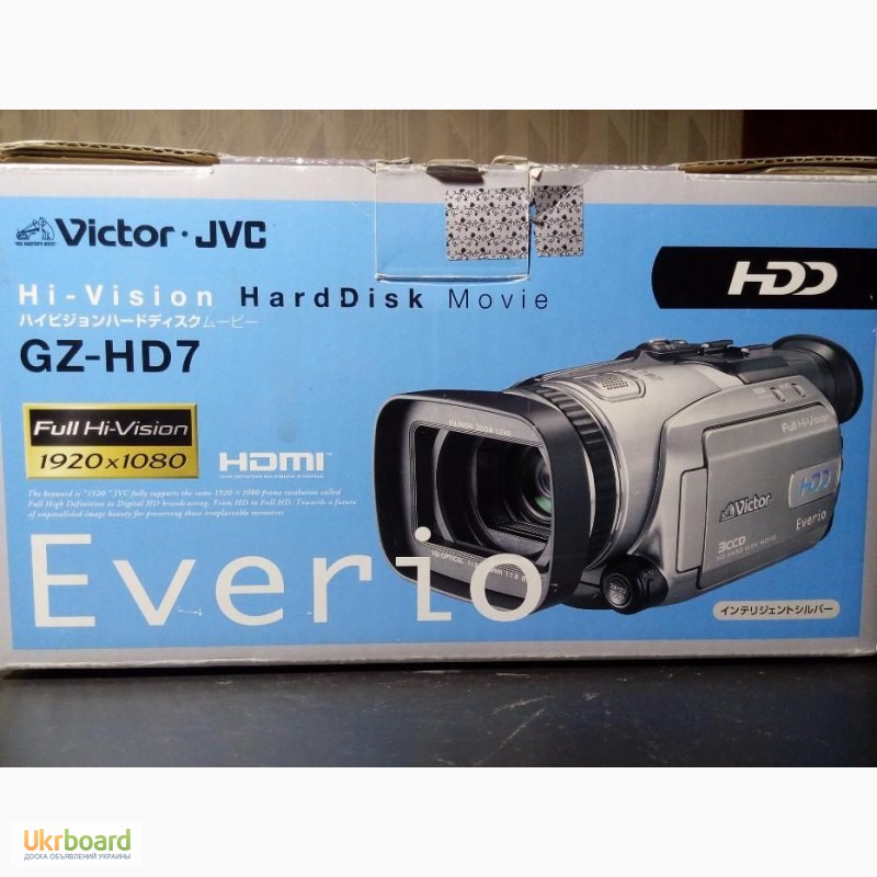 Фото 2. Продам б/у видеокамеру JVC Everio GZ-HD7