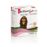 Кардишур (Cardisure) кардиостимулятор для собак 1, 25 мг, 2, 5 мг, 5 мг, 10 мг, 100 таб