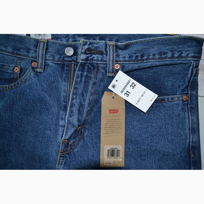 Фото 3. Классные мужские джинсы Levi#039;s (Ливайс) 505. Новые, оригинал из США. W31/L32