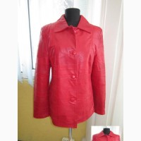 Модная оригинальная женская кожаная куртка. Лот 114