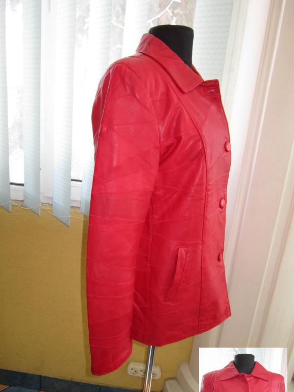 Фото 6. Модная оригинальная женская кожаная куртка. Лот 114