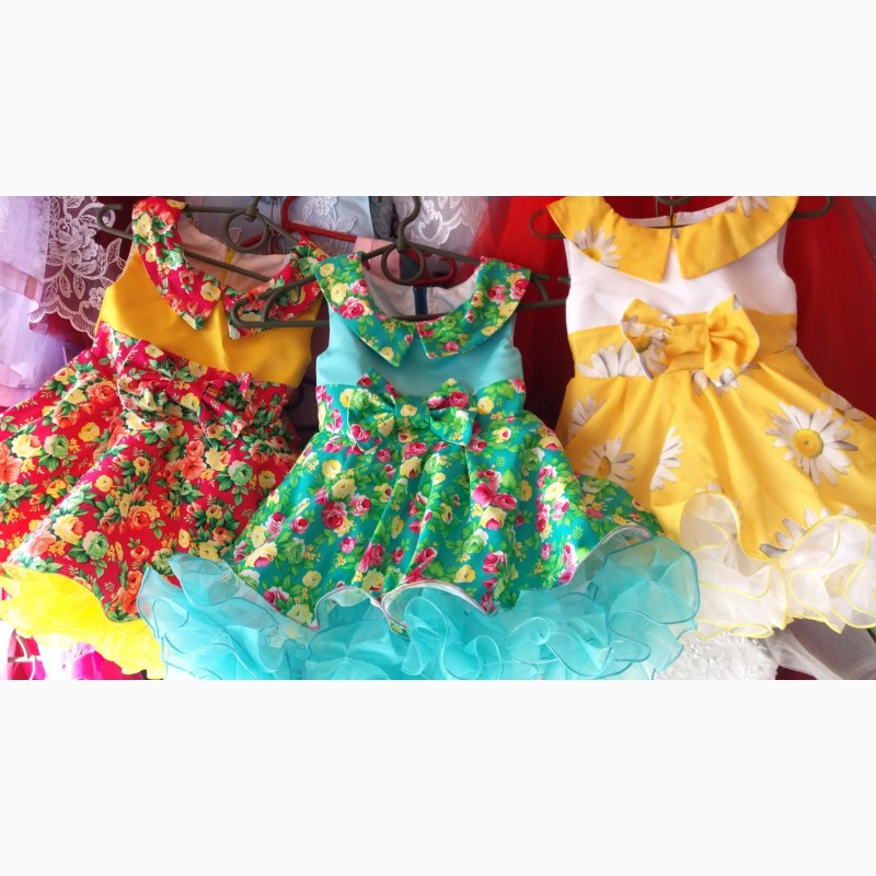 Фото 2. Нарядные платья для девочек, возраст год - полтора
