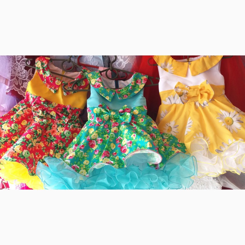 Фото 3. Нарядные платья для девочек, возраст год - полтора
