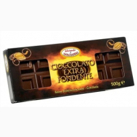 Шоколад чорный Dolciando Италия 500г Cioccolato Extra Fondente Экстра черный шоколад