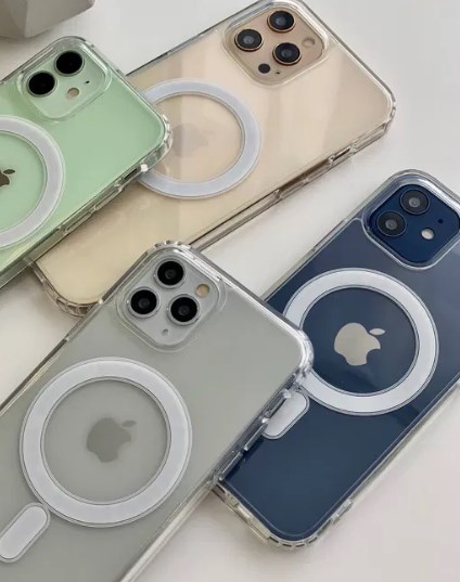 Фото 5. Чехол Clear Case для iPhone 12 Pro Max/Айфон/Magsafe из прозрачного силикона