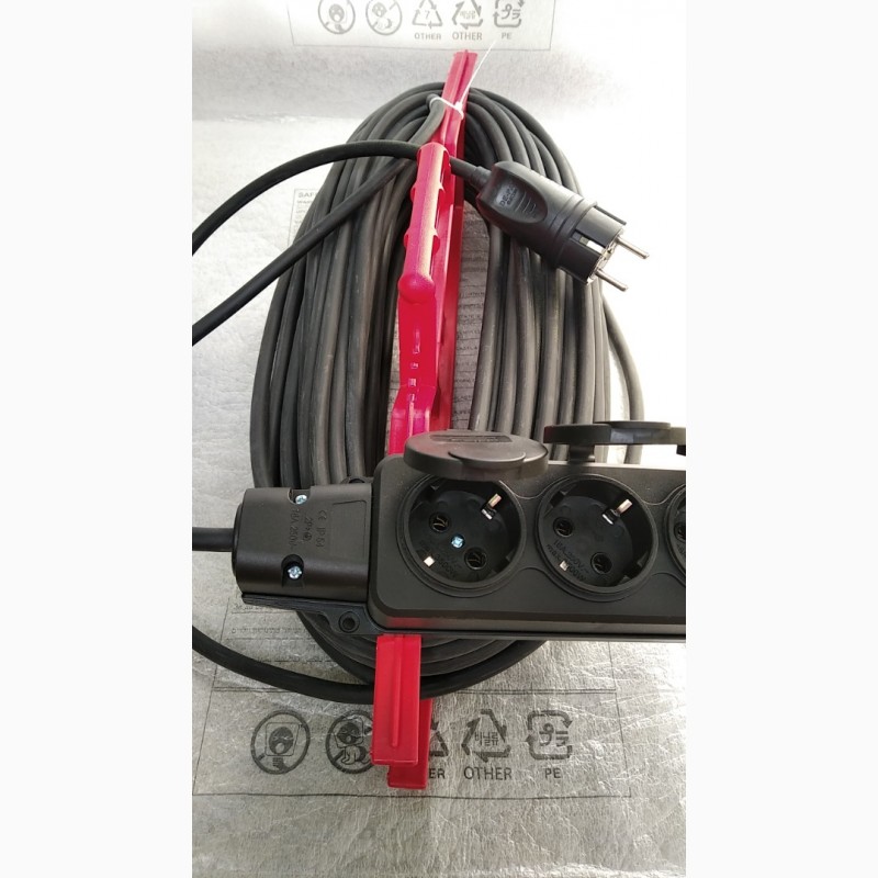 Фото 3. Силовой сетевой удлинитель на рамке с кабелем КГ 20 - 50 метров
