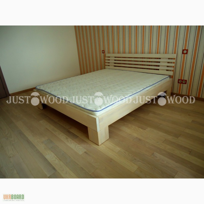 Фото 5. Деревянная двуспальная кровать Вайт