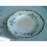 Старинная тарелка суповая Кузнецовский фарфор