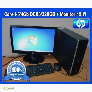 Core i5/4Gb DDR3/320Gb.HP Compaq 8100.+монитор 19. Гарантия 3 месяца