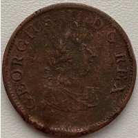 Ирландия 1/2 пенни 1805 год Е66