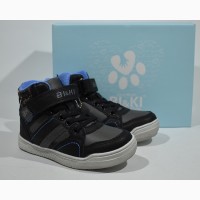 Демисезонные ботинки для мальчиков BIKI арт.A-B2108-B black c 27-32 р