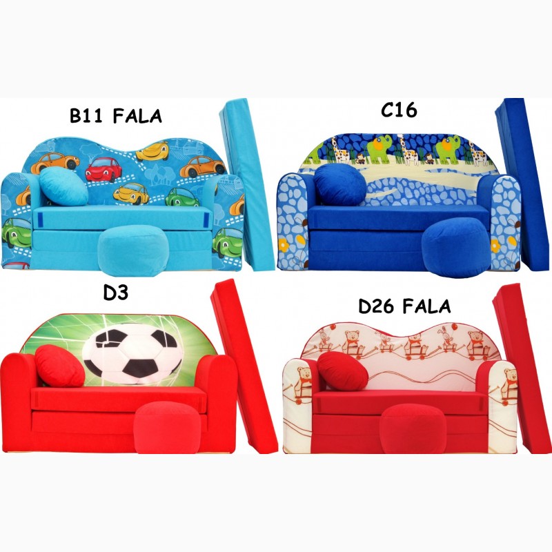Фото 11. Міні-софа, диванчик-ліжко дитяче Welox Maxx різні кольори! Польща