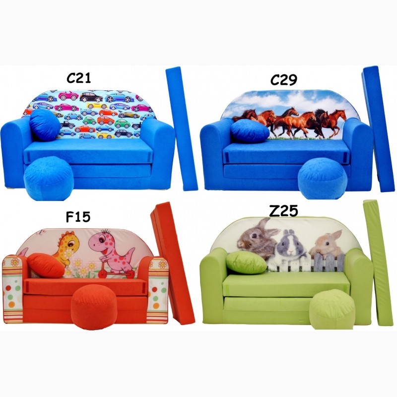 Фото 12. Міні-софа, диванчик-ліжко дитяче Welox Maxx різні кольори! Польща
