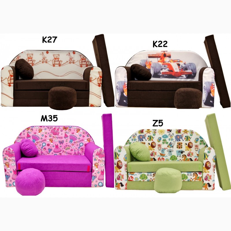 Фото 13. Міні-софа, диванчик-ліжко дитяче Welox Maxx різні кольори! Польща