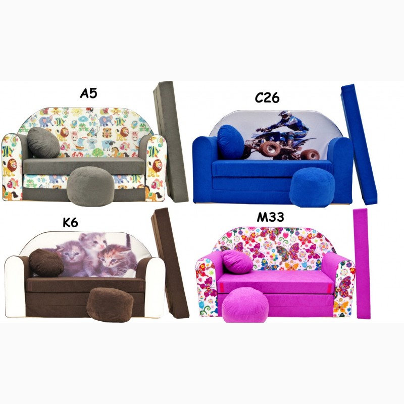 Фото 15. Міні-софа, диванчик-ліжко дитяче Welox Maxx різні кольори! Польща