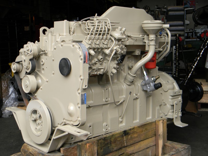 Двигатель Сummins 6TA-830, 6TAA830, мотор Cummins C8.3 после кап.рем