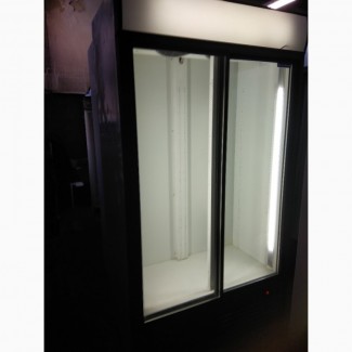 Холодильник стеклянный двойной шкаф 100-140cм под пиво, цветы, молочку