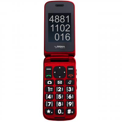Фото 2. Мобильный телефон Sigma Comfort 50 Shell DS Black-Red