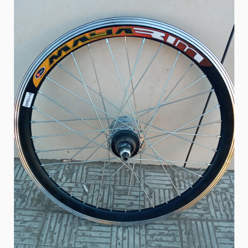 Фото 7. Вело колесо 20, 24, 26, 28 дюймов на двойном ободе втулка планетарная 3 скоростей