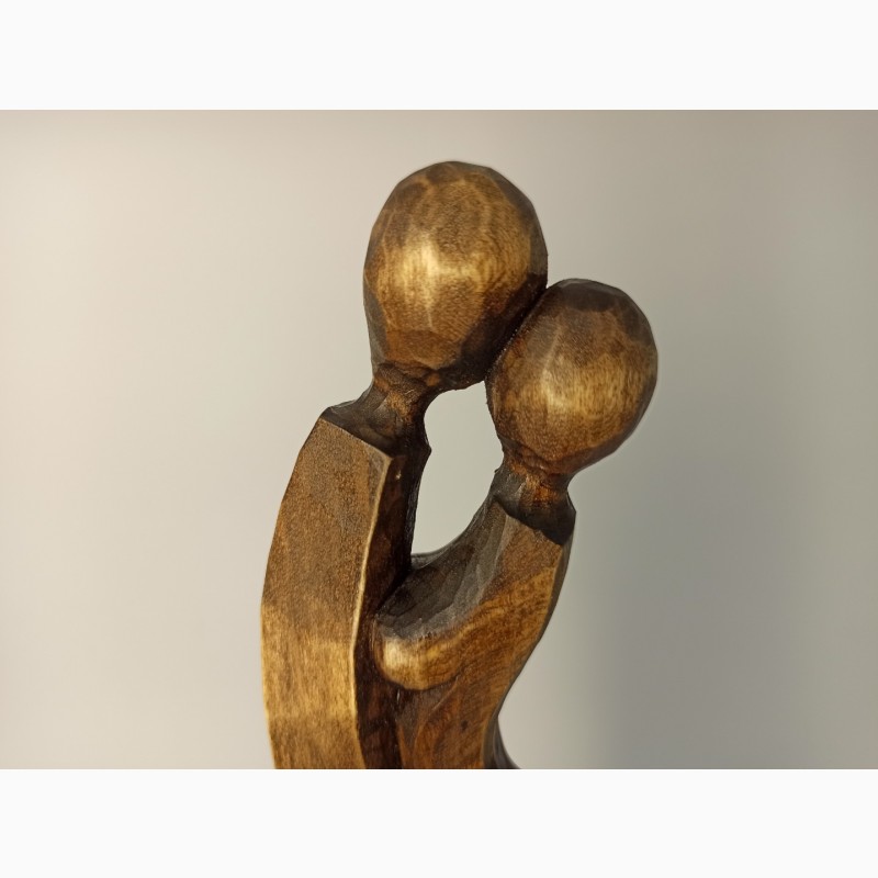 Фото 2. Скульптура жінки з чоловіком 24 см, Статуетки дерев#039;яні, оригінальний подарунок, подарунки