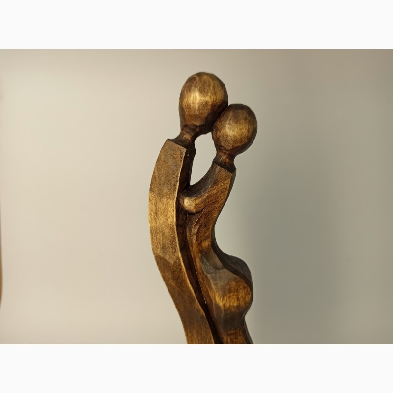 Фото 3. Скульптура жінки з чоловіком 24 см, Статуетки дерев#039;яні, оригінальний подарунок, подарунки